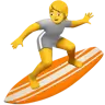 Emoji Surfer 🏄 image - Apple style
