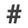Number Sign # image - Samsung style