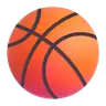 Basketball Emoji 🏀 image - Microsoft 3D Fluent style