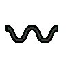 波形长划 Emoji 〰 image - OpenMoji style