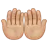 Palms Up Together: Medium-Light Skin Tone