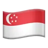 Flag: Singapore Emoji 🇸🇬 image - Apple style