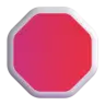 Emoji Segno ottagonale 🛑 image - Microsoft 3D Fluent style