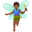 Man Fairy: Medium-Dark Skin Tone