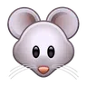 Mouse Face Emoji 🐭 image - Telegram style