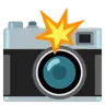 กล้องพร้อมแฟลช Emoji 📸 image - Google Noto Color style