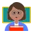Woman Teacher: Medium Skin Tone
