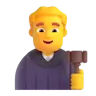 Man Judge Emoji 👨‍⚖️ image - Microsoft 3D Fluent style