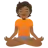 Person In Lotus Position: Medium-Dark Skin Tone