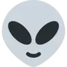 Emoji Alieno extraterrestre 👽 image - Twitter / X (Twemoji) style