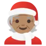 Mx Claus: Medium Skin Tone Emoji 🧑🏽‍🎄 image - Google Noto Color style