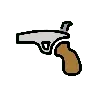 Pistole Emoji 🔫 image - OpenMoji style