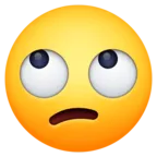 Emoji Faccia con gli occhi roteanti 🙄 image - Facebook Meta style