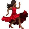 Woman Dancing: Medium-Dark Skin Tone Emoji 💃🏾 image - Apple style