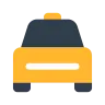 Taxi à l’approche Emoji 🚖 image - Tossface style