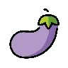 Aubergine Emoji 🍆 image - OpenMoji style