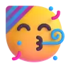 Gesicht mit Partyhorn und Partyhut Emoji 🥳 image - Microsoft 3D Fluent style