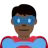 Man Superhero: Dark Skin Tone