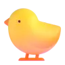 Emoji Baby Chick 🐤 image - Microsoft 3D Fluent style