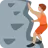 Person Climbing: Medium Skin Tone