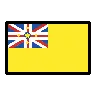 Flag: Niue Emoji 🇳🇺 image - OpenMoji style