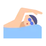 Man Swimming: Light Skin Tone Emoji 🏊🏻‍♂️ image - Tossface style