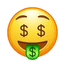 เงิน ปาก ใบหน้า Emoji 🤑 image - Telegram style