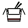 Mitnahmebox Emoji 🥡 image - OpenMoji style