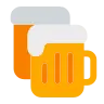 Klirren Bierkrüge Emoji 🍻 image - Tossface style