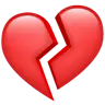 Broken Heart Emoji 💔 image - WhatsApp style