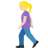 Woman Walking: Medium-Light Skin Tone