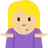 Woman Shrugging: Medium-Light Skin Tone