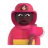 Firefighter: Dark Skin Tone