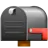 Closed Mailbox With Lowered Flag