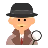 Man Detective: Medium-Light Skin Tone Emoji 🕵🏼‍♂️ image - Tossface style