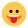 Emoji Affronta la lingua bloccata 😛 image - Tossface style