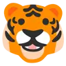หน้าเสือ Emoji 🐯 image - Google Noto Color style