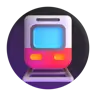 Metro Emoji 🚇 image - Microsoft 3D Fluent style