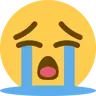 Loudly Crying Face Emoji 😭 image - Twitter / X (Twemoji) style