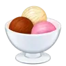 Ice Cream Emoji 🍨 image - WhatsApp style