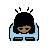 Woman Bowing: Medium-Dark Skin Tone