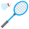 Emoji Badminton Racquet And Shuttlecock 🏸 image - Google Noto Color style