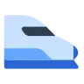 Emoji Treno ad alta velocità con Bullet Nose 🚅 image - Tossface style