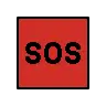 Sos cuadrado Emoji 🆘 image - OpenMoji style
