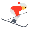 Emoji Sciatore ⛷ image - Tossface style