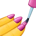 Nail Polish Emoji 💅 image - Facebook Meta style