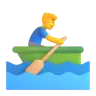Man Rowing Boat Emoji 🚣‍♂️ image - Microsoft 3D Fluent style