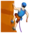 Person Climbing: Light Skin Tone