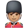 Guard: Medium Skin Tone Emoji 💂🏽 image - Samsung style