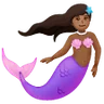 Mermaid: Medium-Dark Skin Tone Emoji 🧜🏾‍♀️ image - Samsung style
